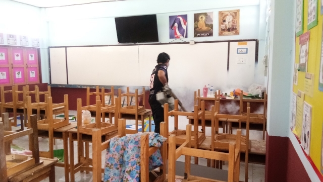 ป้องกันควบคุมโรคไข้เลือดออกในพื้นที่ 3/2563
